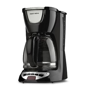 Black and Decker DCM100B 12-Cup Programmable Coffeemaker with Glass Carafe by Black & Decker