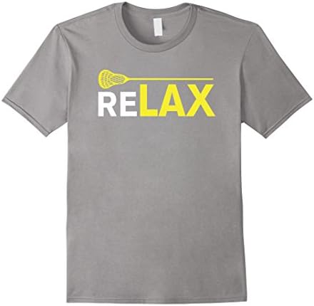 Men's Sports Shirts - ReLAX Lacrosse Sticks T-Shirt XL Slate