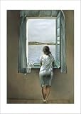 Posters: Salvador Dali Poster Art Print - Personnage À La Fenêtre (28 x 20 inches)