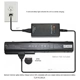 Top Morewer External Laptop Battery Charger for HP Pavilion DV7 series DV7 DV7T DV7Z DV7T-1000 DV7Z-1000 DV7-1000 DV7-1001 DV7-1002 DV7-1003 DV7-1020 DV7-1130 DV7-1134 DV7-1137 DV7-1150 DV7-1170 HDX18 series HDX18T-1000 HDX18-1020 DV7-3067NR Series HSTNN-IB75 HSTNN-C50C HSTNN-Q35C 464059-121 Battery Charger [Compatible 14.8V or 14.4V 8 Pin HP Compaq Battery]
