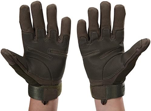 TIANZHE All Weather Men's Military Gloves Army Green (M)