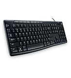 Logitech Compact Keyboard K300 Tastatur USB schnurgebunden schwarz (deutsches Tastaturlayout, QWERTZ)