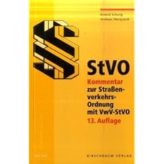 StVO Kommentar zur Stra�enverkehrs-Odnung mit VwV-StVO