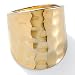 Hammered-Style 18k Gold over Sterling Silver Ring