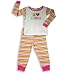 B.T. Kids - Toddler Girls Long Sleeve I LOVE MOM Pajamas,White, Multi (Size 2T)