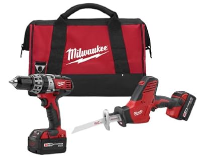 Milwaukee 2695-22 M18 18-Volt 2-Tool Cordless Combo Kit