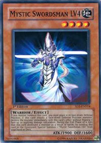 yugioh warriors triumph structure deck mystic swordsman lv4 sd5 en014 common cheap price