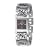 Fossil Naturally Modern, Stainless Steel Links with wood inlay Bracelet Watch With brown dial