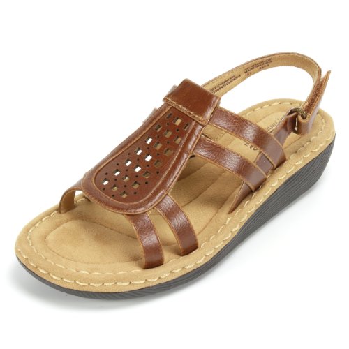 White Mountain Chorus Womens Open Toe Faux Leather Slingback Sandals Shoes