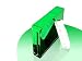 Talismoon Evolve Green Chrome Wii Case: Green Tanto