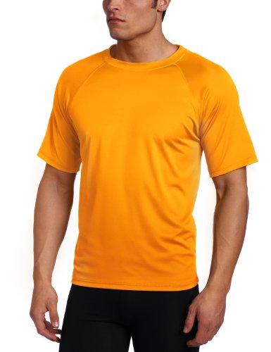 Kanu Surf Men's Short Sleeve UPF 50 Swim Shirt Rash Guard Sun Shirt (Regular & Extended Sizes)