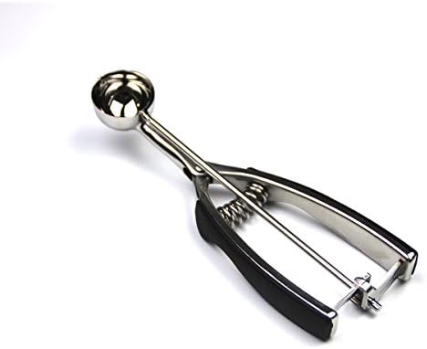 Solula 18/8 Stainless Steel Small Ice Cream Scoop 1.4 Inches in Diameter