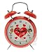 I Love Lucy Stick Figure Twin Bell Alarm Clock