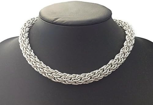 Chainmaille Choker - Intricate, Thick, Chunky Statement Necklace