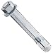 Wej-It HSA5841 Bolt Brick Sleeve Anchor, Steel, Meets ASTM B633 Specifications, 5/8" Diameter, 4-1/4" Length 5/8" - 11 Threads, Pack Of 10