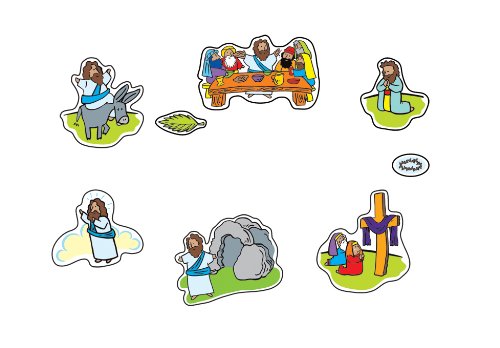 Easter Passion Shape Stickers