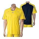Mens Adidas Competition Tee - Rave Yellow/Dark Navy