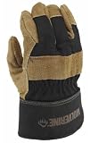 Mens Wolverine Split Leather Palm Fleece Work Gloves