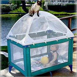 Tots in Mind 002-3 Tent and Cabana for Portable Playard