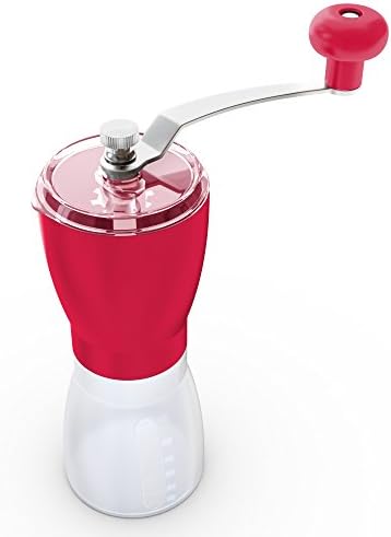 Coffee Buddys Coffee Grinder - Precise, Durable Hand-Crank Mill with Stainless Steel Handle and Ceramic Burr. This Manual Coffee Grinder is Perfect for French Press, Espresso or as a Spice Grinder. ...