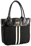 Tommy Hilfiger Logo Items Small Tommy Tote,Black Tonal,one size