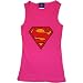 Search : Supergirl Vintage Shield Logo Magenta Juniors Tank Top