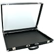 Glass Lid Travel Case Jewelry Panel Display Organizer