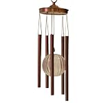 Scribble Elegant Solar Copper Wind-Chime