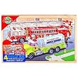 SHURE EMERGENCY VEHICLES 4 PUZZLES IN A BOX