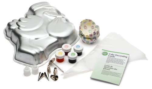 Wilton Baby-Shower Party Set with Cake Pan, Decorating Supplies, and Baking Cups