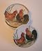 Rooster & Hen Set of 6 Coasters