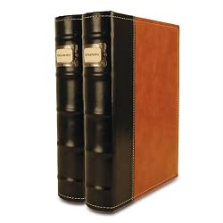 Bellagio Italia Brown CD/DVD/Blu-ray Storage Binder (2 Pack)