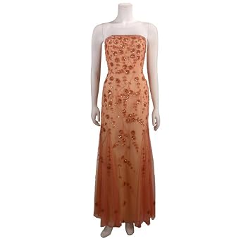 Womans Fashion : Formal Evening Gown. Strapless Beaded Dress for Prom, Party, Homecoming by Sean Collection (1878) Petite The Cheapest
