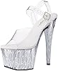 Pleaser Women's ADO708UVL/C/C-NW dress Sandal