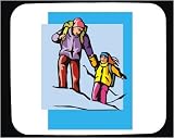 Decorated Mouse Pad with up, mountain, rucksack, knapsack, hill, backpack, elevation, natural, get, haversack