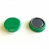 ミツヤ 強力カラーマグネット 30mm 緑 10個入 PMR-30-GR
