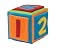 Sesame Street Shapes, Colors & Numbers Learning Activity Cube 6