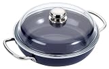Silit Brat- u. Servierpfanne blaue Emma 26cm mit Glasdeckel