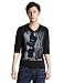 (ピンクポンク)PINCPONC カメラ女子柄プリント7分TEE 1750058