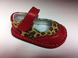 Handsewn Monica Cheetah Red Toddler Shoe Size 4