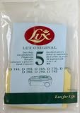 5 sacs aspirateurs LUX 100 origine pour | LUX - D748, D750, D768, D770, D775,D780, D790, D795 , D795 Royal