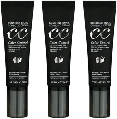 Yedamyunbit Sunshine Snail Combo CC Cream 50mlX3Pcs SPF45 / PA+++