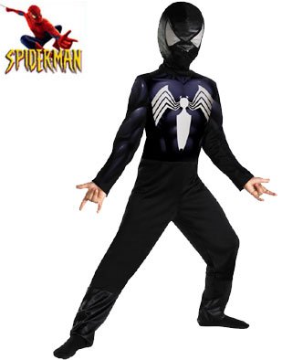  Boys Black-Suited Spider-Man Classic