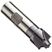 Niagara Cutter CRE124 High Speed Steel (HSS) Corner Rounding End Mills, Inch, Weldon Shank, TiAlN Finish, Finishing Cut, Non-Center Cutting, Helix, For Use With All Materials
