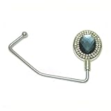 Oval Bling Crystal Purse Hanger