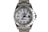 Rolex Mens Stainless Steel Explorer II White Dial