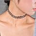 ANKKO Black Stretch Henna Tattoo Choker Necklace Vintage Jewelry For 80s 90s