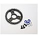 Hot Racing Steel Spur Gear 40T 1.0 Mod, Blue: Traxxas