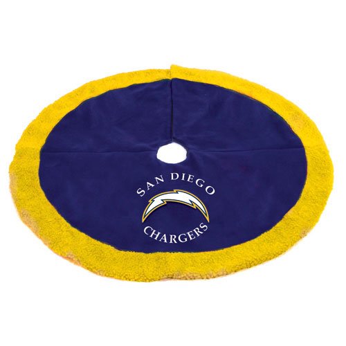 San Diego Chargers Christmas Tree Skirt