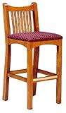 AC Furniture 6051 Slatted Back Bar Stool